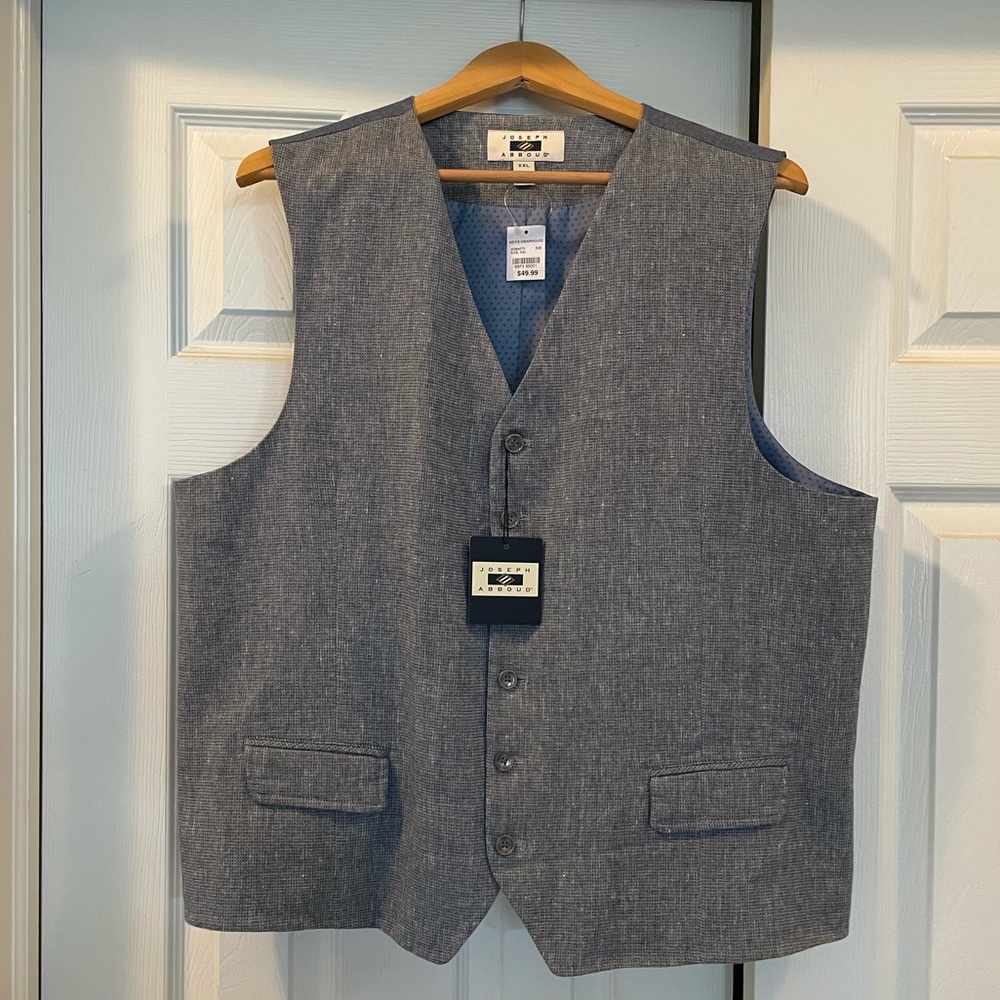 Men’s Joseph Abboud NWT size XXL light blue vest